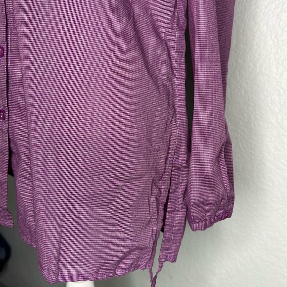 Exofficio Women’s Kutula Tunic Purple Button Down with Insect Shield Small 4-6 - Picture 6 of 12
